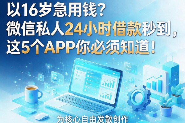 16岁急用钱？微信私人24小时借款秒到，这5个APP你必须知道！