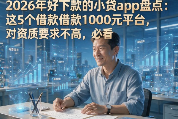 2026年好下款的小贷app盘点：这5个借款1000元平台，对资质要求不高，必看！