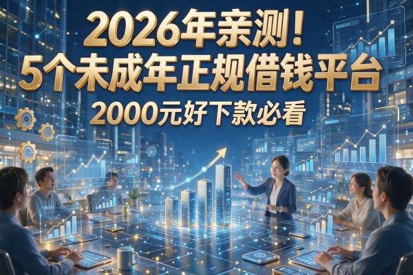 2026年亲测！5个未成年正规借钱平台，2000元好下款必看