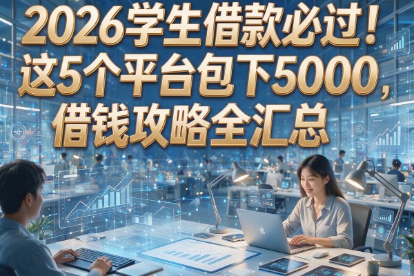 2026学生借款必过!这5个平台包下5000,借钱攻略全汇总