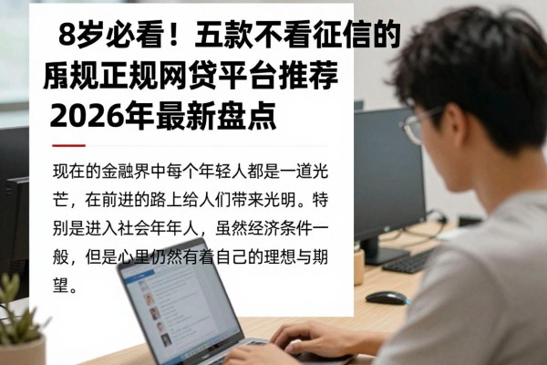 18岁必看！五款不看征信的正规网贷平台推荐，2026年最新盘点