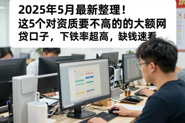 2025年5月最新整理!这5个对资质要求不高的大额网贷口子,下款率超高,缺钱速看