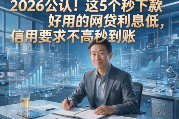 2026公认！这5个秒下款好用的网贷利息低，信用要求不高秒到账