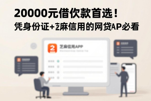 20000元借款首选！凭身份证+芝麻信用分就能贷的5个网贷APP必看