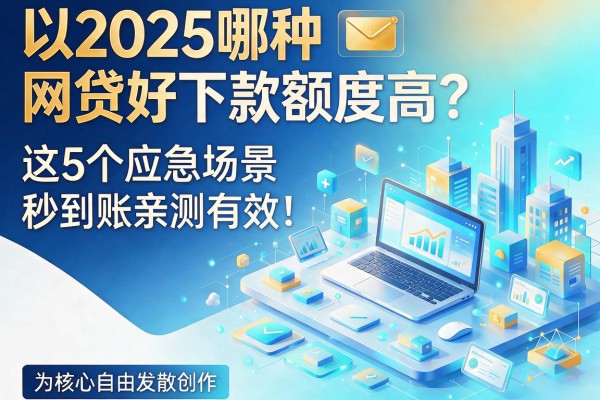 2025哪种网贷好下款额度高?这5个应急场景秒到账,亲测有效!