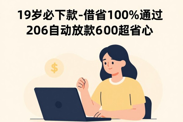19岁必下款!这5个借钱平台100%通过,2026自动放款6000超省心