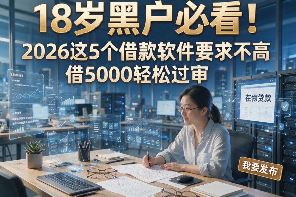 18岁黑户必看!2026这5个借款软件要求不高,借5000轻松过审
