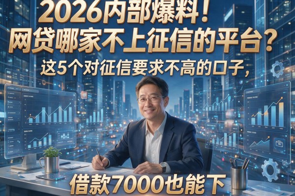 2026内部爆料！网贷哪家不上征信的平台？这5个对征信要求不高的口子，借款7000也能下