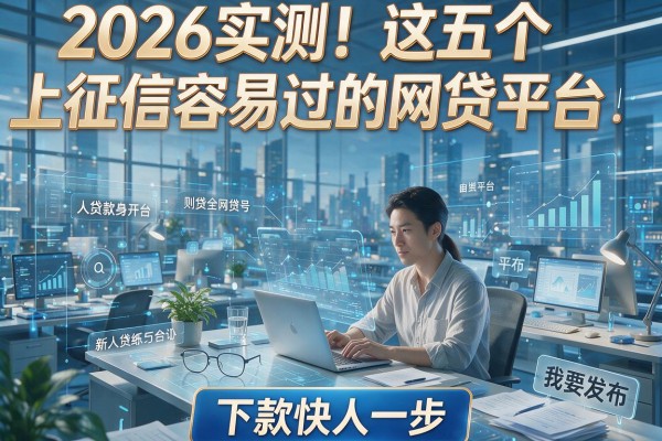 2026实测!这五个上征信容易过的网贷平台,下款快人一步