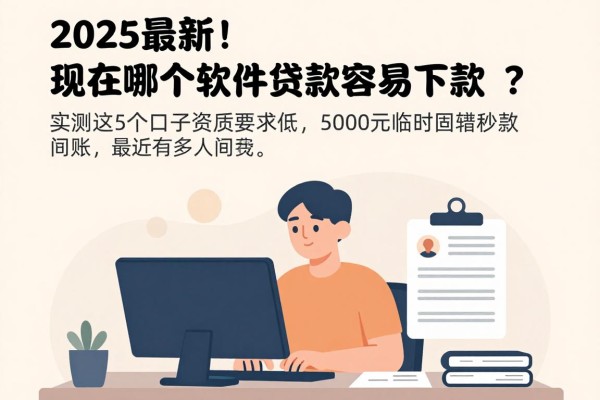 2025最新！现在哪个软件贷款容易下款？实测这5个口子资质要求低，5000元临时周转秒到账