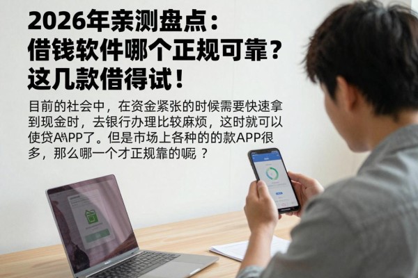 2026年亲测盘点：借钱软件哪个正规可靠？这几款值得一试！
