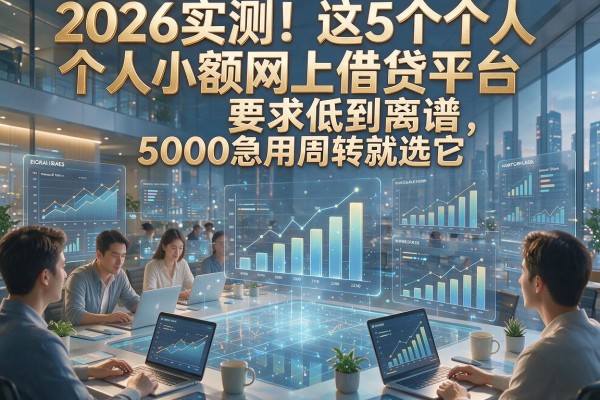 2026实测!这5个个人小额网上借贷平台要求低到离谱,5000急用周转就选它