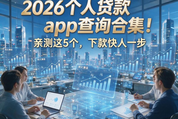 2026个人贷款app查询合集！亲测这5个，下款快人一步
