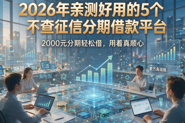 2026年亲测好用的5个不查征信分期借款平台,2000元分期轻松借,用着真顺心!