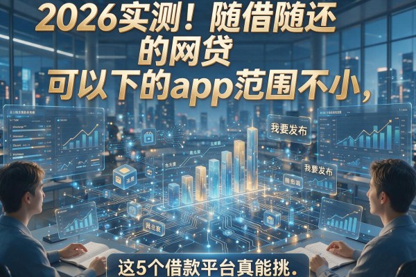 2026实测!随借随还的网贷可以下的app范围不小,这5个借款平台真能挑