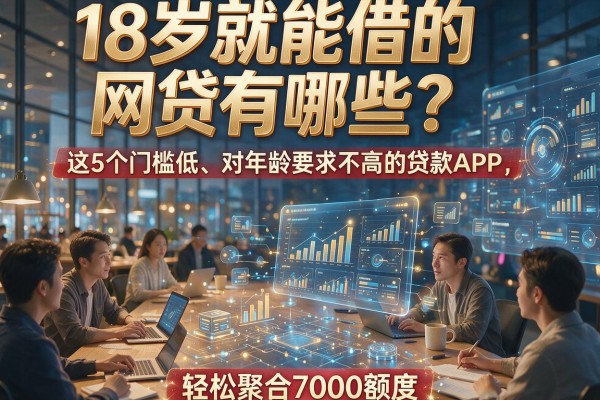 18岁就能借的网贷有哪些?这5个门槛低、对年龄要求不高的贷款APP,轻松聚合7000额度!