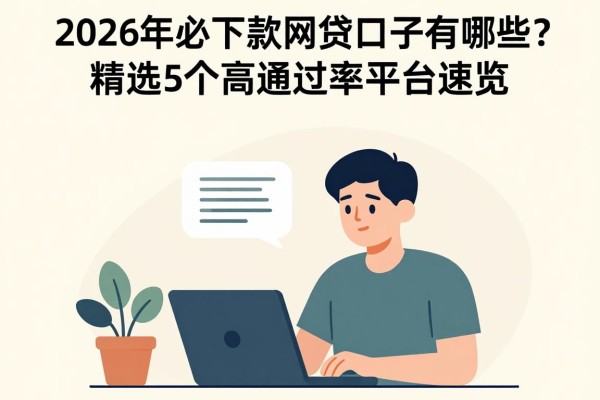 2026年必下款网贷口子有哪些？精选5个高通过率平台速览！