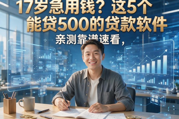 17岁急用钱?这5个能贷500的贷款软件,亲测靠谱速看!