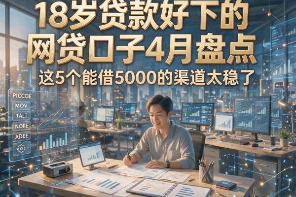 18岁贷款好下的网贷口子4月盘点,这5个能借5000的渠道太稳了