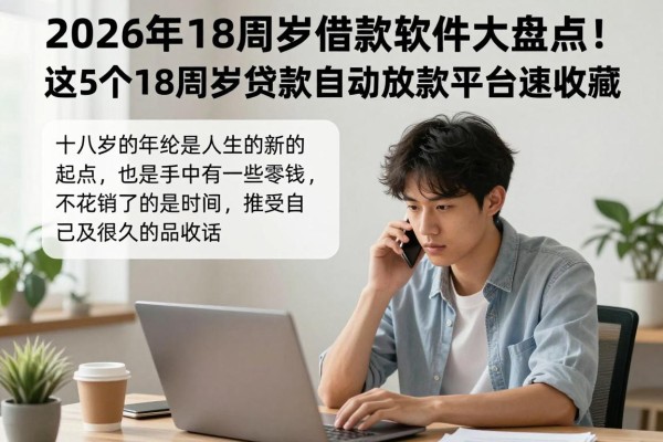 2026年18周岁借款软件大盘点！这5个18周岁贷款自动放款平台速收藏