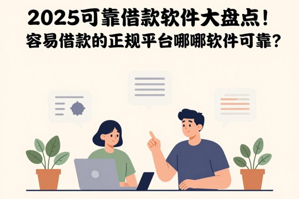 2025可靠借款软件大盘点!容易借款的正规平台有哪些软件可靠?这5个值得收藏