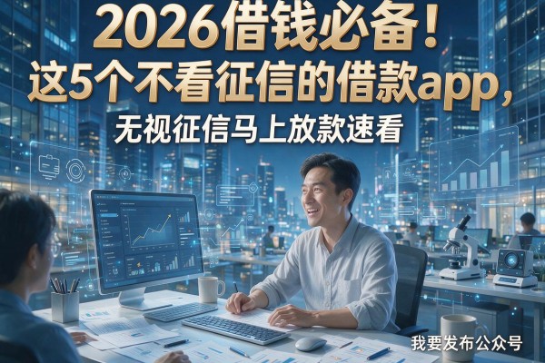 2026借钱必备!这5个不看征信的借款app,无视征信马上放款速看