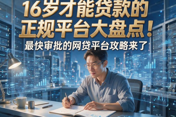16岁才能贷款的正规平台大盘点！最快审批的网贷平台攻略来了
