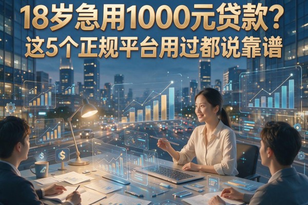 18岁急用1000元贷款?这5个正规平台用过都说靠谱