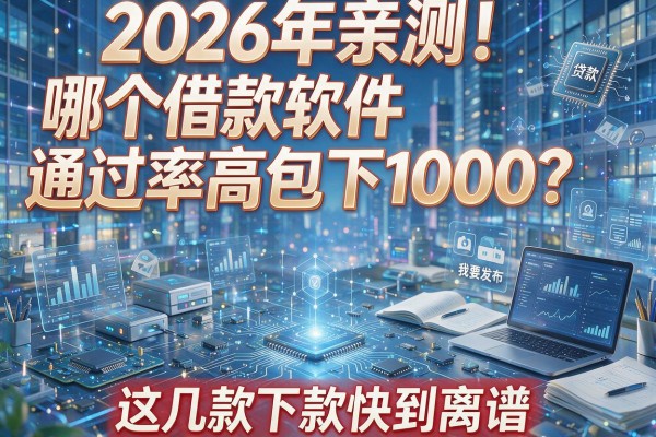 2026年亲测！哪个借款软件通过率高包下1000？这几款下款快到离谱！