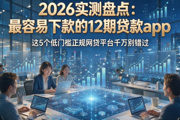 2026实测盘点:最容易下款的12期贷款app,这5个低门槛正规网贷平台千万别错过