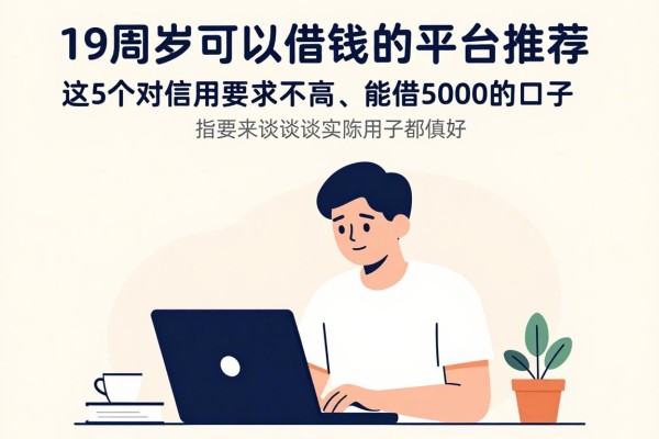 19周岁可以借钱的平台推荐!这5个对信用要求不高、能借5000的口子,用过都说好