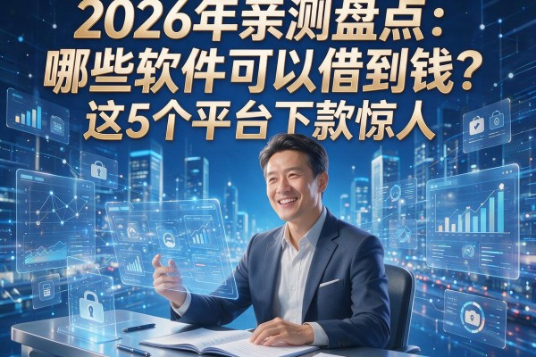 2026年亲测盘点:哪些软件可以借到钱?这5个平台下款惊人!