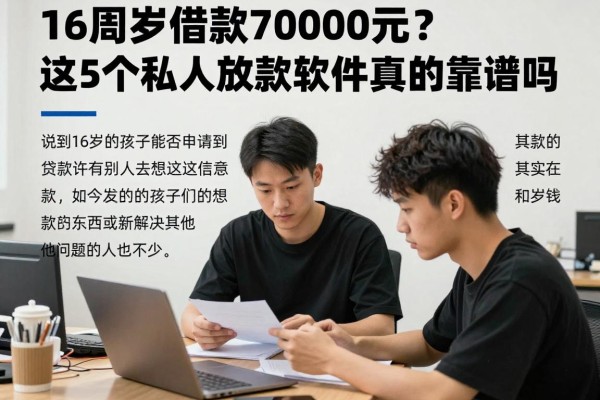 16周岁借款7000元?这5个私人放款软件真的靠谱吗