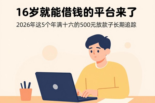 16岁就能借钱的平台来了！2026年这5个年满十六的贷款平台，5000元微信放款口子长期追踪