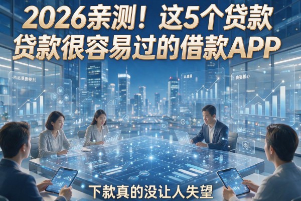 2026亲测！这5个贷款很容易过的借款APP，下款真的没让人失望