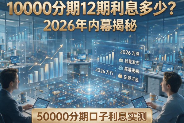 10000分期12期利息多少？2026年内幕揭秘，附50000分期口子利息实测
