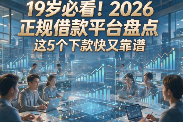 19岁必看!2026正规借款平台盘点,这5个下款快又靠谱