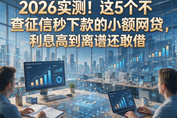 2026实测！这5个不查征信秒下款的小额网贷，利息高到离谱还敢借？