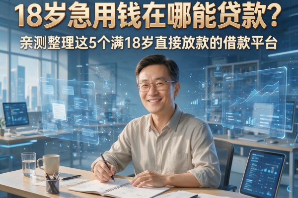 18岁急用钱在哪能贷款？亲测整理这5个满18岁直接放款的借款平台
