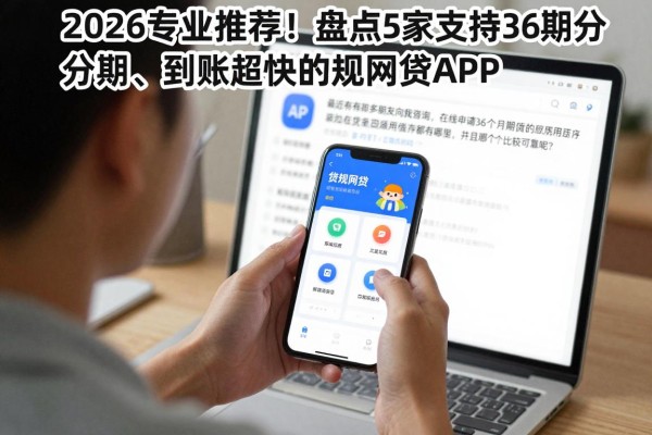 2026专业推荐!盘点5家支持36期分期、到账超快的正规网贷APP