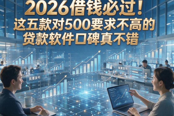 2026借钱必过!这五款对500要求不高的贷款软件口碑真不错