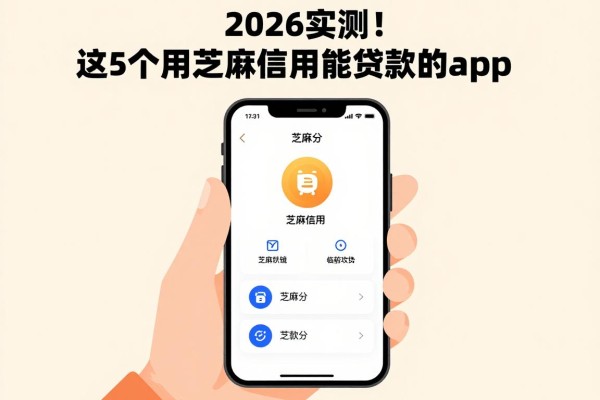 2026实测！这5个用芝麻信用能贷款的app，凭芝麻分秒借2000