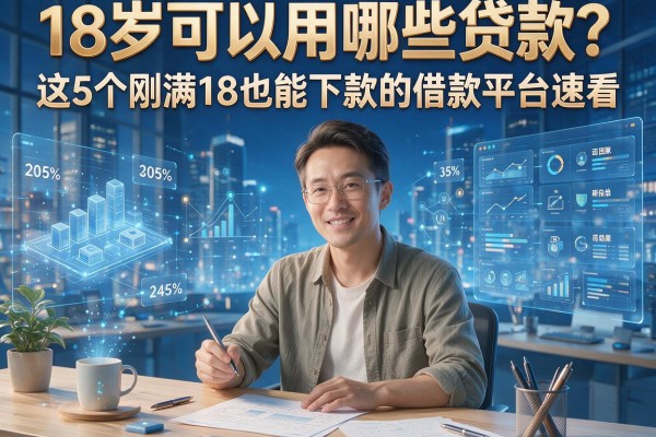 18岁可以用哪些贷款?这5个刚满18也能下款的借款平台速看