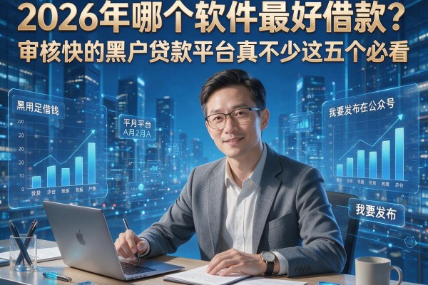 2026年哪个软件最好借款？审核快的黑户贷款平台真不少，这五个必看！