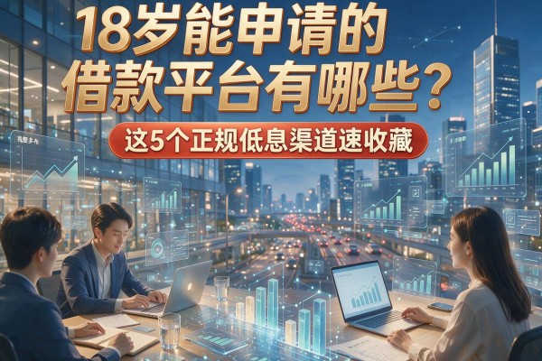 18岁能申请的借款平台有哪些?这5个正规低息渠道速收藏!