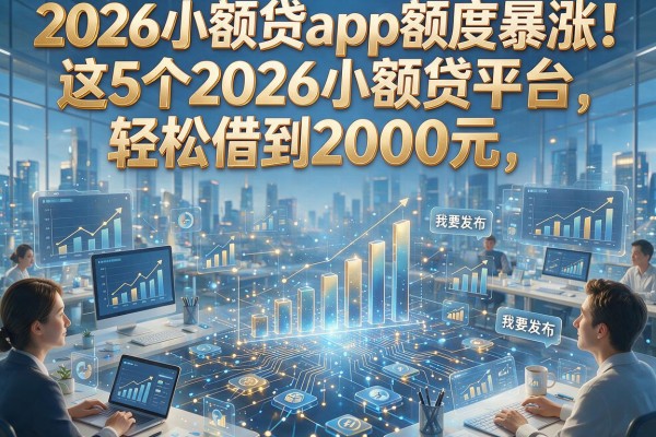 2026小额贷app额度暴涨！这5个2026小额贷平台，轻松借到2000元
