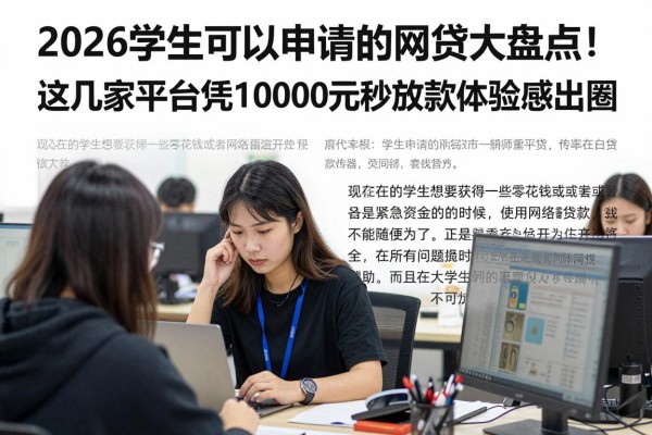 2026学生可以申请的网贷大盘点!这几家平台凭10000元秒放款体验感出圈