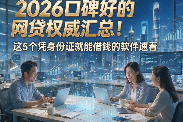 2026口碑好的网贷权威汇总!这5个凭身份证就能借钱的软件速看