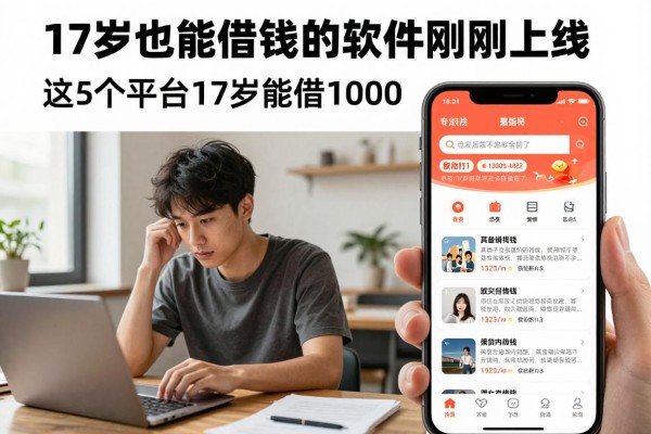 17岁也能借钱的软件刚刚上线!这5个平台17岁能借1000,赶紧收藏