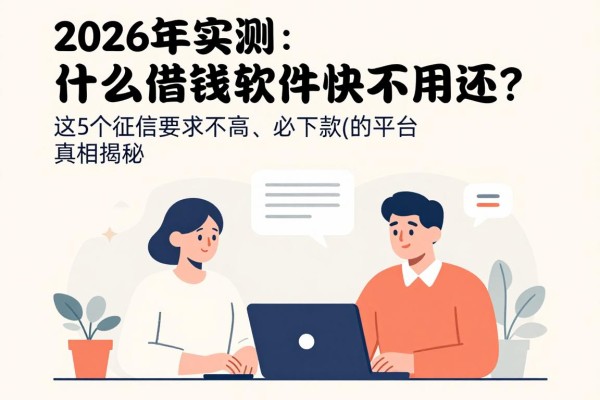 2026年实测:什么借钱软件快不用还?这5个征信要求不高、必下款的平台真相揭秘